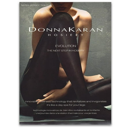 Donna Karan Womens Evolution Micro-Massaging Opaque Tights, Tall, Chocolate