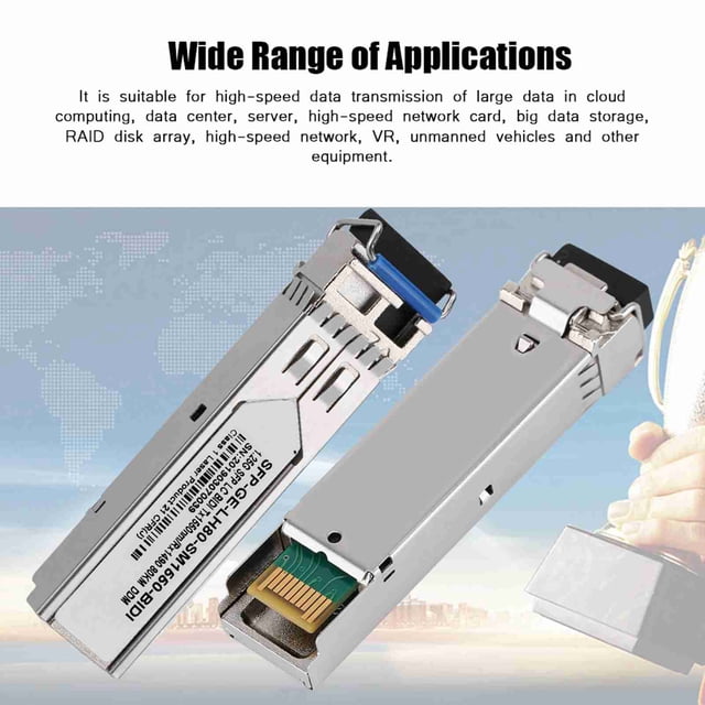 Gigabit Single Fiber Optical Module, Optical Module, Single Channel 1.25G / Sec Server for High-Speed Data Transmission