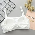thumbnail image 6 of Mrat Seamless Sports Bras for Women Womens Adjustable Spaghetti Strap Sports Bra Back Wireless Workout Padded Yoga Bra Cropped Tops Seamless Sports Bras for Lady S-129 White M, 6 of 9
