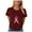 A08_Wine, variant on Towmus Womens Breast Cancer Shirts Pink Ribbon Graphic Tees Cute Short Sleeve Tops Dressy Casual Blouse Breast Cancer Survivor Gifts T-shirts