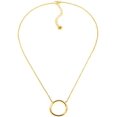 thumbnail image 2 of Open Circle Necklace, 2 of 7