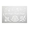 thumbnail image 1 of Ounissouiy Plantillas de capas DIY para niños con flores de vid, plantilla reutilizable, dibujo artístico, pintura, plantillas decorativas, Juguetes de construcción Como se muestra s, 1 of 6