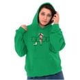 thumbnail image 4 of Santa Betty Boop Christmas Lights Hoodie Sweatshirt Women Brisco Brands S, 4 of 6