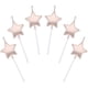 thumbnail image 2 of Velas de cumpleaños con forma de estrella, 6 uds., decoraciones para decoración de tartas, velas de cumpleaños, velas metálicas para pasteles para niños, cumpleaños, bodas Ormromra LKX-1229-1, 2 of 8