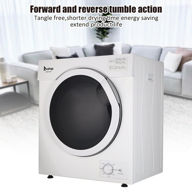 Portable 110v Electric Stainless Steel Drum Dryer Machine Compact Laundry Clothes Dryer Walmart Com Walmart Com