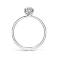 thumbnail image 2 of ANGARA Natural 1 Ct. Diamond Solitaire Engagement Ring in 14K White Gold for Women (Ring Size: 3), 2 of 10