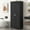 Black, variant on GDF Studio 71.25" Storage Cabinet with 2 Doors, Adjustable Shelf, MDF Board, Black