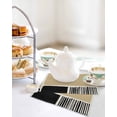 thumbnail image 4 of Beige Kitchen Dish Towels for Drying Dishes Set of 4, Modern Abstract Art Farmhouse Striped Waffle Weave Microfiber Hand Tea Bathroom Towels Quick Dry & Absorbent Towel 12x12, 4 of 7