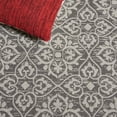 thumbnail image 5 of SAFAVIEH Courtyard Lillie Geometric Indoor/Outdoor Area Rug, Dark Grey/Light Grey, 5'3" x 7'7", 5 of 6