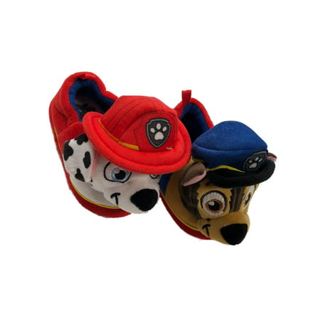 Toddler Boys Patrol Slippers Puppy Dog House Shoes Marshall & (Best Toddler House Shoes)