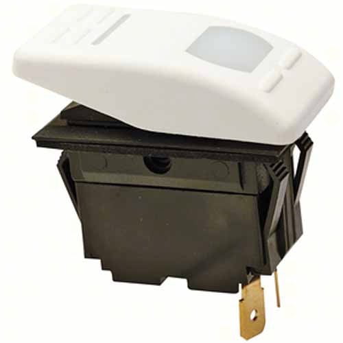 Seachoice 8505240 White Polycarbonate Rocker Switch