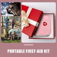 thumbnail image 3 of EeaseCA Sac de Premiers Secours Portable Mini Boîte de Rangement en Polyester Petit Organisateur d'Urgence (Rose), 3 of 9