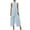 Sky Blue 04, variant on Two Piece Sets for Women 2-Piece Elegant Outfit, Mock Neck Sleeveless Asymmetrical Layered Tunic Top + High Waist Wide Leg Pants, Casual Set Rompers for Women