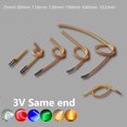 thumbnail image 4 of Filamento flexible homopolar de 25 mm, 128 mm, 300 mm, 352 mm, COB, 3 V, 300 mA, 2700 K, piezas de lámpara de bombilla LED Edison, diodos, lámparas de iluminación para bricolaje, 4 of 5