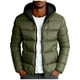 thumbnail image 2 of Ceisia Men Solid Color Hooded Cardigan Jacket Warm Casual Long Sleeve Pocket Parka Gift, 2 of 5