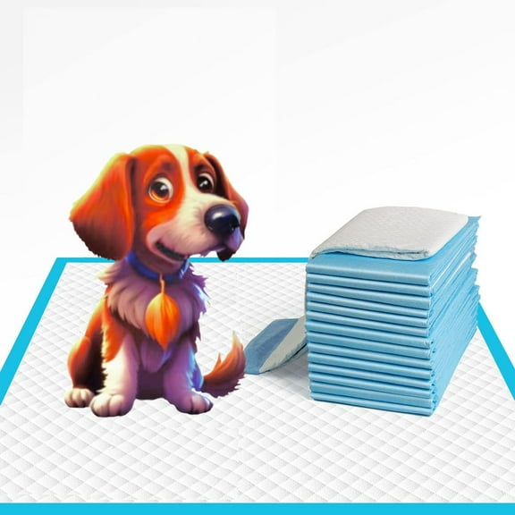 50-Pack Large Puppy Pads (22" x 23") FEELING BEST Pet Training Pads Disposable Puppy Pads for Whelping Puppies and Training Dogs, Ultra Absorbent, Leak Resistant, and Track Free for Indoor