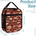 Meat of Beef Pork Sliced Bacon Reusable Lunch Bag Insulated Portable