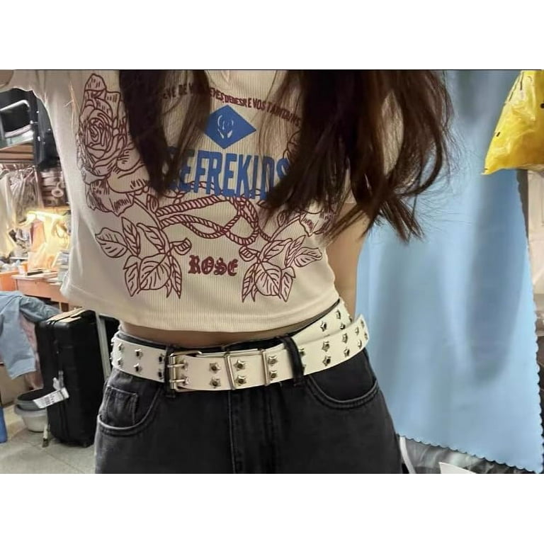 Y2K fairy grunge TONY LAMA スタースタッズ　ベルト Y2K fairy grunge TONY LAMA スタースタッズ ベルト