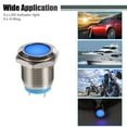 thumbnail image 2 of Unique Bargains 5Pcs LED Indicator Light 12mm 12V Metal Shell Waterproof Pilot  Dash Signal Lamp Internal Blue, 2 of 6