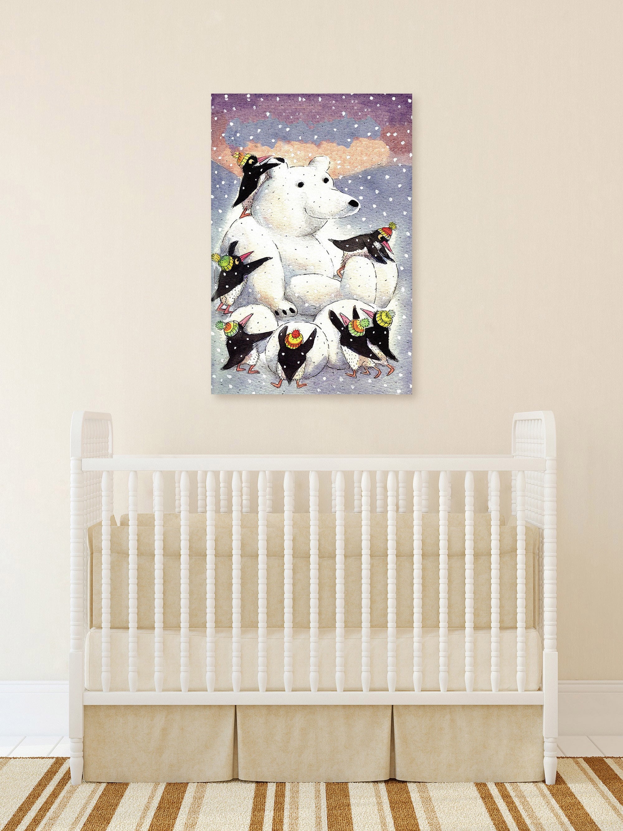 "Polar Friends" Painting Print on Canvas