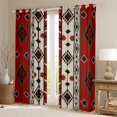thumbnail image 2 of Southwestern Window Curtains 38"Wx54"L Western Aztec 30%-50% Blackout Curtains Bohemian Decor Curtains & Drapes American Southwest Tribal Curtains 2 Panels For Men Women Room Decor, 2 of 5