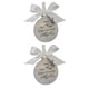 thumbnail image 4 of Yuarrent Decoración bola plástico pluma colgante conmemorativo adorno bola árbol de Navidad colgante, hijo hijo 2piezas Yuarrent CBP017499, 4 of 6