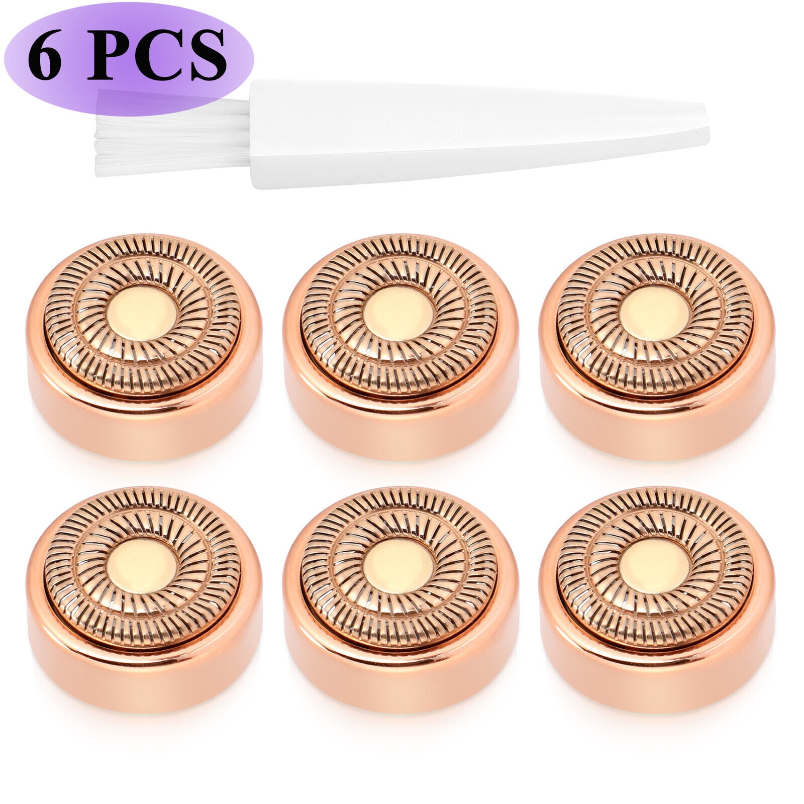 For Flawless Hair Remover 6pcs Replacement Heads Count Replacing Blades
