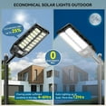 thumbnail image 4 of Adewalk Solar Lights Outdoor, 6500K Solar Flood Lights Outdoor, IP66 Waterproof Solar Street Lights with Motion Sensor and Remote Control for Dusk-to-Dawn Illumination, 4 of 7