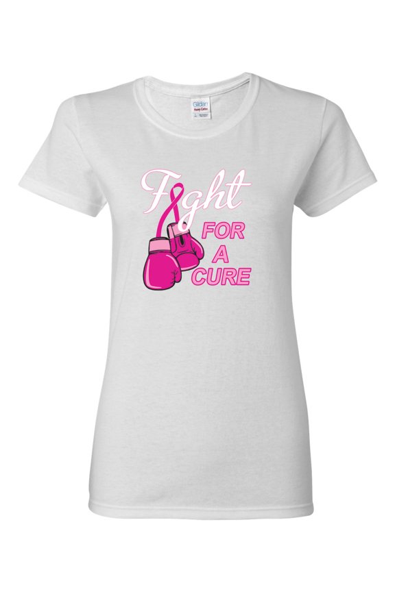 for a Support Awareness Womens Graphic T-Shirt, White, Large