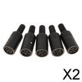 thumbnail image 1 of Conector hembra de Audio CUTICAT Mini Pin 2xDIN 4 pines 5 piezas, 1 of 8