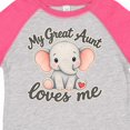 thumbnail image 4 of Inktastic Great Aunt Loves Me Boys or Girls Toddler T-Shirt, 4 of 5