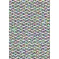 thumbnail image 1 of Ahgly Company Indoor Rectangle Patterned Purple Novelty Area Rugs, 5' x 7', 1 of 6