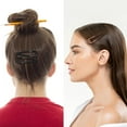 thumbnail image 4 of Hair Clips for Women Girls, Funtopia 40 Pcs 2.8 Inch Large Barrettes for Thick Hair, Metal Snap Hair Clips, No Slip Long Drop Shape Hair Pins, Hair Accessories, Brown & Black, 4 of 8