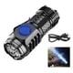 thumbnail image 1 of 1-2PCS Three-eyed Monster Mini Flashlight, Led Flashlights High Lumens Rechargeable, 1 of 5