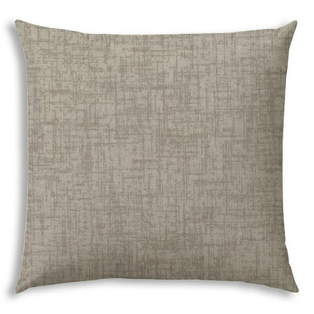 WEAVE Light Taupe Indoor/Outdoor Pillows - Sewn Closure (Set of