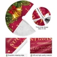 thumbnail image 2 of FMSHPON Chrirstmas Fir Tree Xmas Christmas Tree Skirt Stand Mat for Holiday Party Decoration Indoor Outdoor 36 inches, 2 of 6