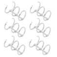 thumbnail image 1 of 6Pcs Loose Leaf Binder Rings 3-rings Binder Rings Metal Binder Rings for Notebook, 1 of 6