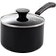 thumbnail image 1 of Sartén antiadherente Cook N Home con tapa de vidrio, aluminio negro, 2 litros, 1 of 7