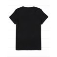 thumbnail image 2 of Vibrant Portrait Print Crew Neck T-Shirt - Soft Mid-Elasticity Polyester Fabric, Machine Washable, Regular Length, Casual Summer Tee for Women - Perfect for Spring and Summer Outings, 2 of 6