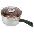 thumbnail image 4 of Utensilios de cocina de primera calidad para salsas abundantes y sopas nutritivas Olla para sopa de acero inoxidable 304 de 18 cm con un solo mango, 4 of 8