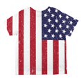 thumbnail image 2 of 4th of July American Flag Distressed All Over Toddler T Shirt Multi 2T, 2 of 2