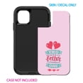 thumbnail image 2 of DistinctInk Custom SKIN / DECAL compatible with OtterBox Defender for iPhone 11 (6.1" Screen) - Hearts - Two Are Better Than One, 2 of 5