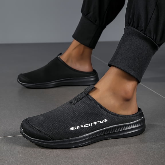 Men's Slip On Hollow Out Casual Shoes Breathable Lightweight Solid Comfy For Outdoor Walking Fishing