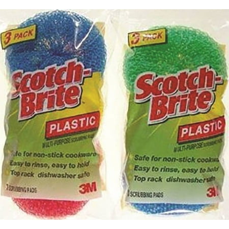 Scotch-Brite 215FW Scrub Pad  Assorted