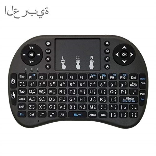 Nobrand YBLSMSH T Support Language Arabic i8 Air Mouse Wireless Keyboard with Touchpad for Android TV Box & Smart TV & PC Tablet & Xbox360 & PS3 & HTPC/IPTV