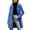Dark Blue, variant on Lovzfmll Women's Wool Coat, Notch Lapel Long Sleeve Slim Fit Mid-Length Trench Khaki, M