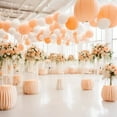 thumbnail image 2 of Pack Of 3 Round Paper Lanterns Lamp Wedding Birthday Party Decoration, 2 of 4