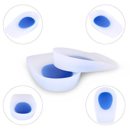 

Heel Cups Gel Heel Cushion Reusable For Formal Work/ Casual/Flats Shoes Shoes Bigger Sneakers Or Low Heels Men And Women