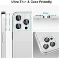 thumbnail image 4 of [2 Pack] Compatible avec iPhone 14 Pro Max / iPhone 14 Pro Protecteur d'Objectif, (iPhone 14 Pro/ 14 Pro Max, Alliage d'Argent), 4 of 5