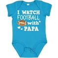 thumbnail image 3 of Inktastic I Watch Football with My Papa Boys Baby Bodysuit, 3 of 5